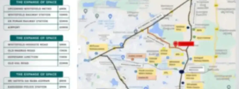 Purva Hennur Apartment Location map with birds eye view photo by Puravankara Group located at Hennur Road, Bangalore Karnataka